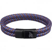 Браслет Zippo Braided Leather Bracelet (22 см) купить в Махачкале