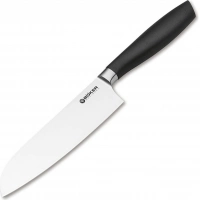 Кухонный нож шефа Bker Core Santoku, 163 мм, сталь X50CrMoV15, рукоять пластик купить в Махачкале