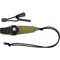 Нож Morakniv Eldris + огниво , цвет зеленый купить в Махачкале