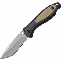 Нож с фиксированным клинком Camillus Tigersharp, сталь 420J2, рукоять термопластик GFN купить в 