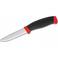 Нож с фиксированным лезвием Morakniv Companion F Rescue, сталь Sandvik 12С27, рукоять резина/пластик купить в Махачкале