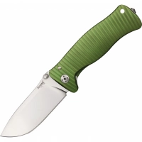 Нож складной LionSteel SR1A GS GREEN, сталь D2 Satin Finish, рукоять алюминий (Solid®), зелёный купить в Махачкале