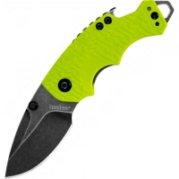 Нож складной Shuffle — KERSHAW 8700LIMEBW, сталь 8Cr13MoV c покрытием BlackWash™, рукоять текстурированный термопластик GFN зелёного цвета купить в Махачкале