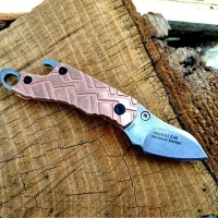 Складной нож Cinder Copper KERSHAW 1025CUX Designed by Rick Hinderer, сталь 3Cr13, рукоять медь купить в Махачкале