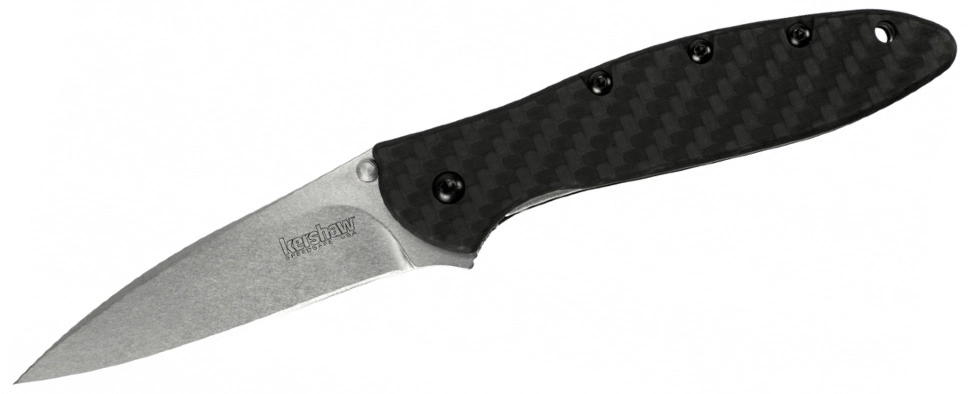 Складной нож Leek, Carbon Fiber - Kershaw 1660CF, сталь Crucible CPM® 154, рукоять карбон