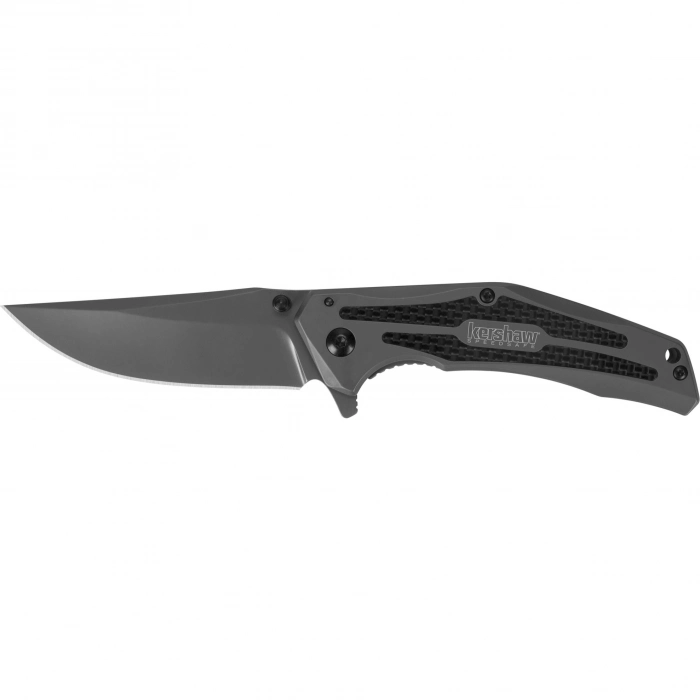 Складной полуавтоматический нож Kershaw Duojet K8300, сталь 8Cr13MoV, рукоять нержавеющая сталь/карбон