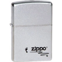 Зажигалка ZIPPO Footprints Satin Chrome, латунь с никеле-хром. покрыт. серебр., матов., 36х56х12 мм купить в Махачкале